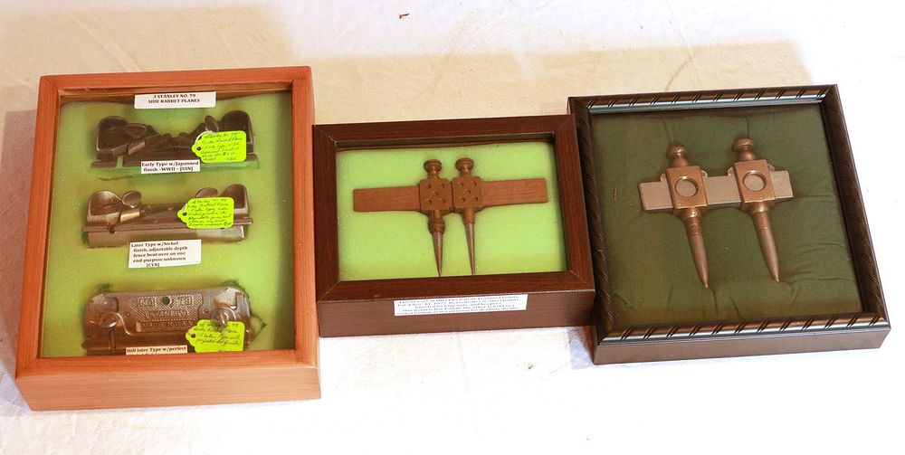 Lot 480: Rabbet Plane & Trammel Points