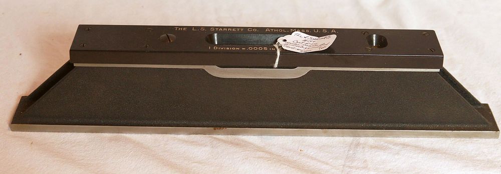 Lot 485: L.S. Starrett #194 Master Precision Level