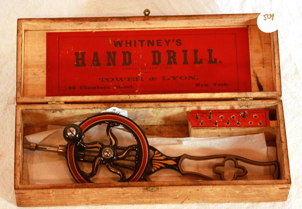 Lot 504: Tower & Loyon Whitney's Hand Drill