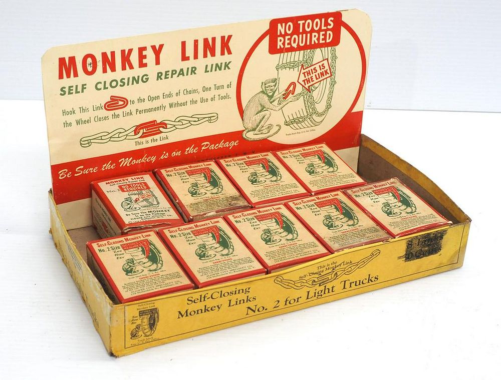 Lot 1002: NOS Monkey Link store display