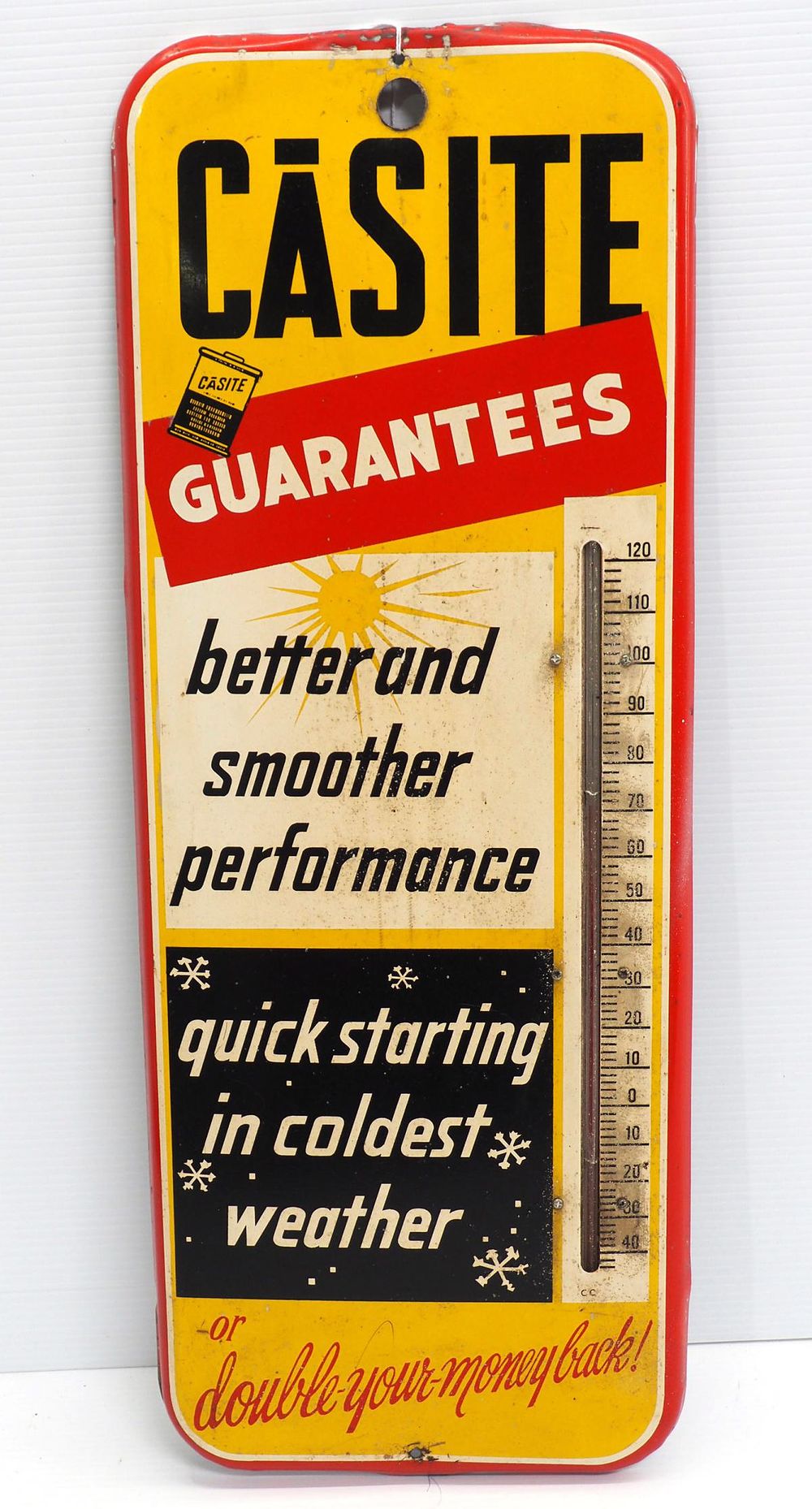 Lot 1033: Casite Oil thermometer
