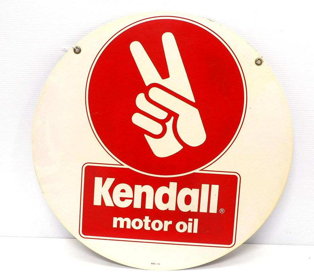 Lot 1039: Kendall Motor Oil sign