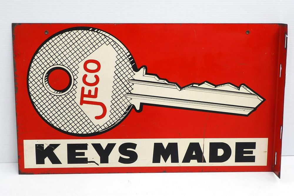 Lot 1049: DST Jeco "Keys Made" sign