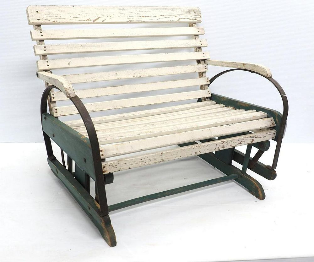 Lot 1056: Child's glider swing