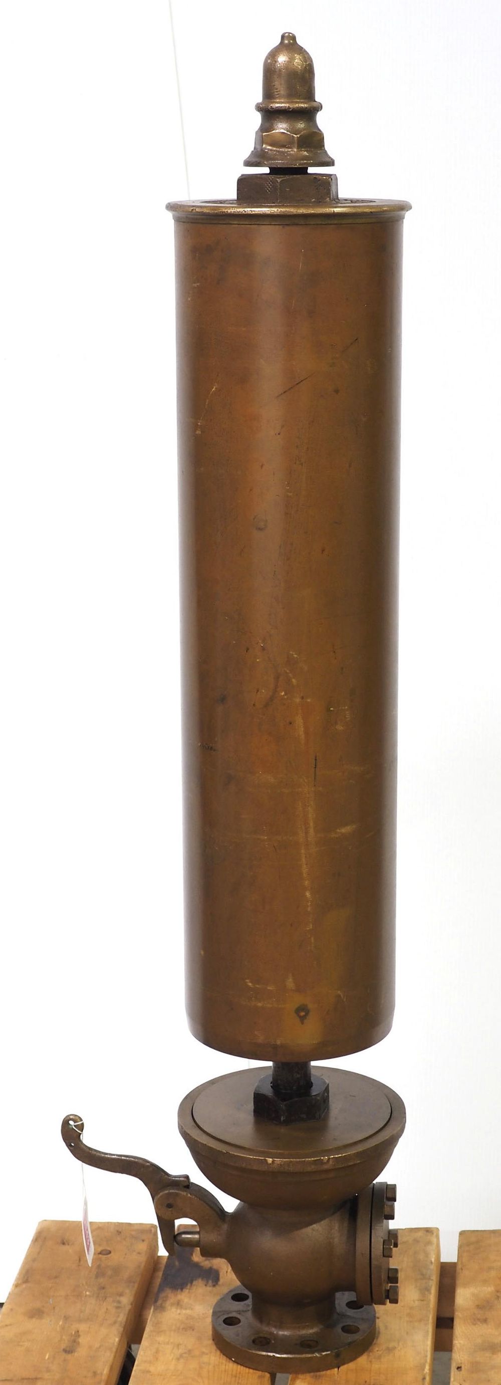 Lot 1143: Brass steam whistle, made by Star Brass Mfg.