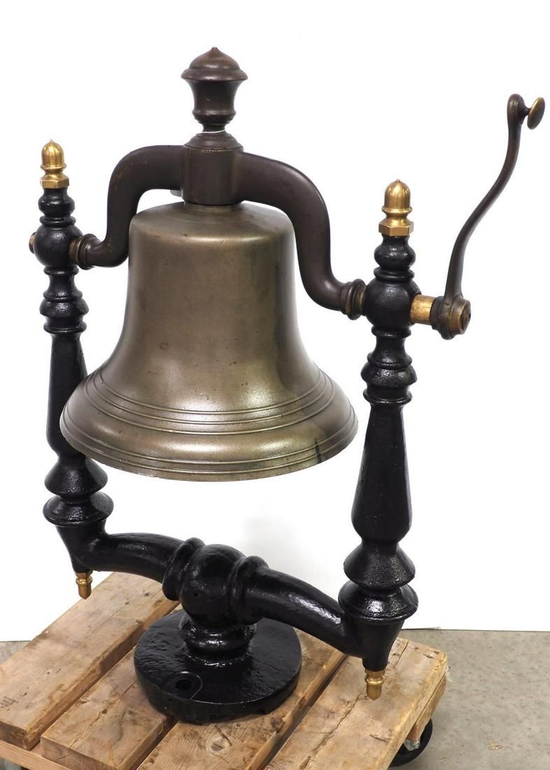 Lot 1148: Brass steam engine bell