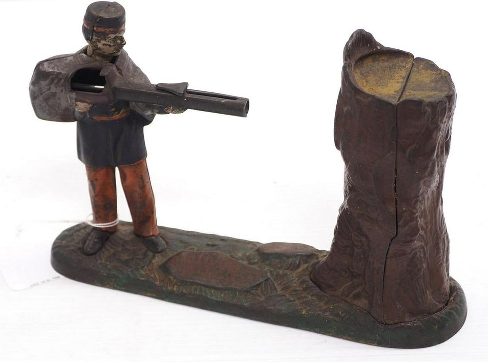 Lot 1151: Cast iron Creedmoor mechanical bank