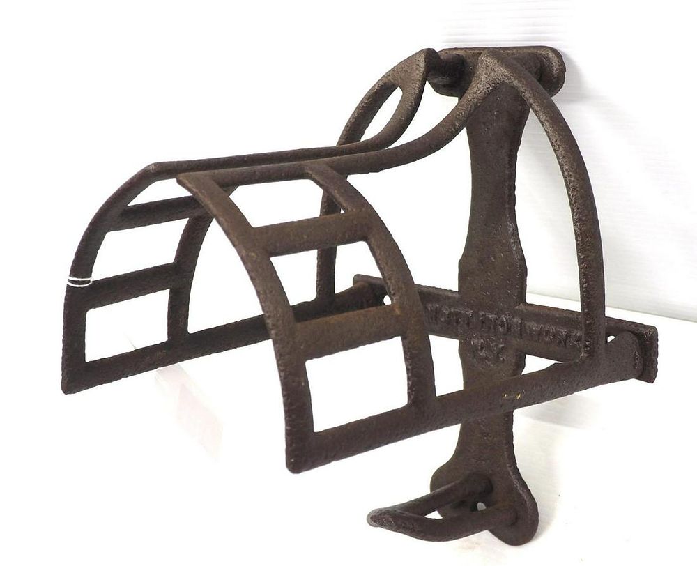 Lot 1161: J.L. Mott cast iron harness holder