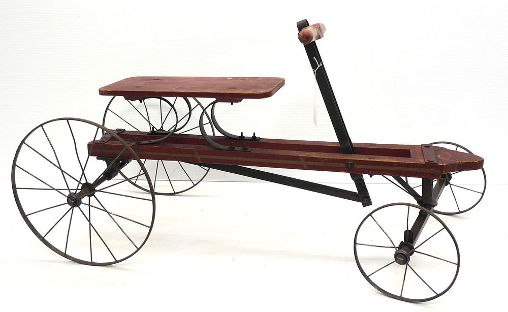 Lot 1164: Child's push and go cart