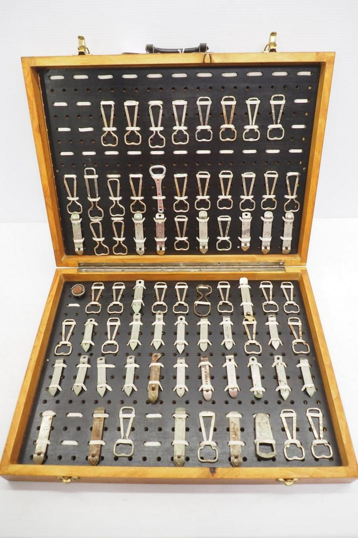 Lot 1184: Collection of 71 bottle cap openers
