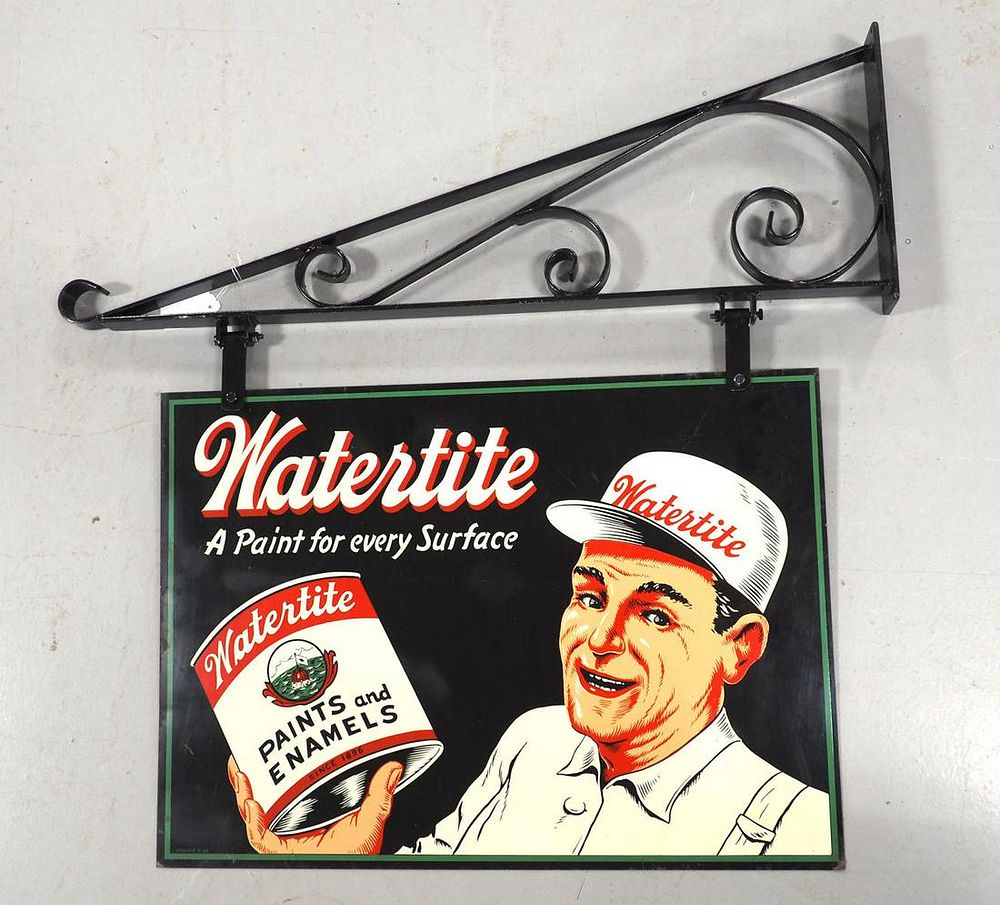 Lot 1245: Watertite Paints and Enamels sign