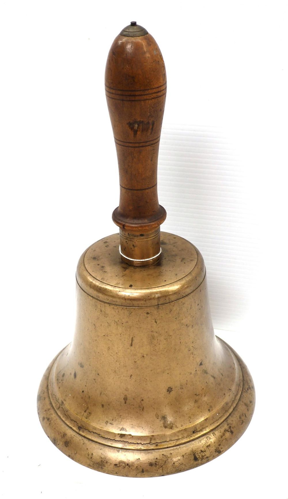 Lot 1266: Brass school bell