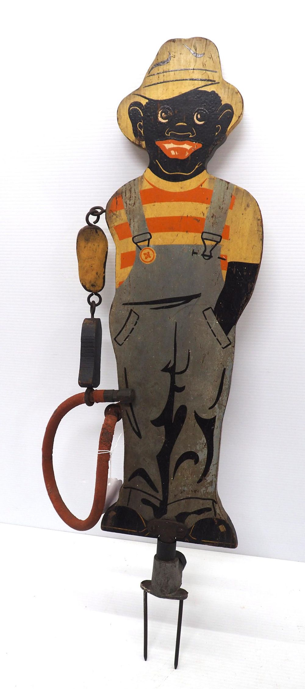 Lot 1268: Wooden Black Sambo lawn sprinkler