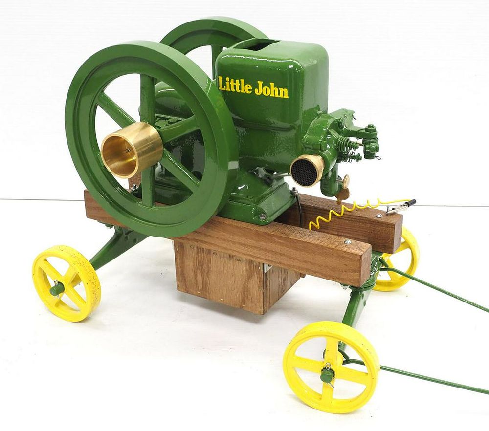 Lot 1323: Little John custom made hit & miss engine