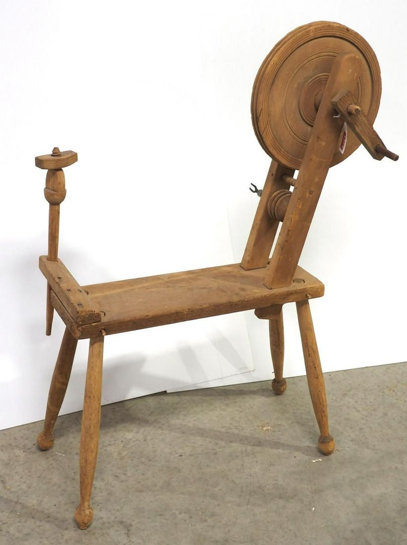 Lot 1371: Primitive 41"H apple peeler