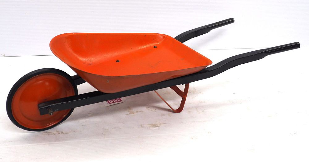 Lot 1420: Child-size wheelbarrow