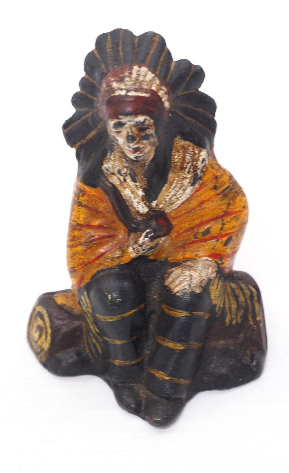 Lot 1453: Cast iron Indian bank