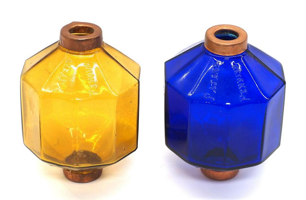 Lot 34: (2) Lightning rod balls