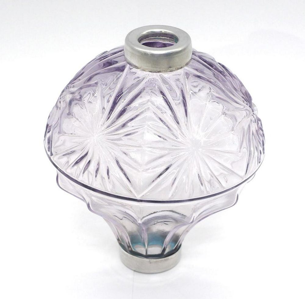 Lot 35: SCA purple Hawkeye lightning rod ball