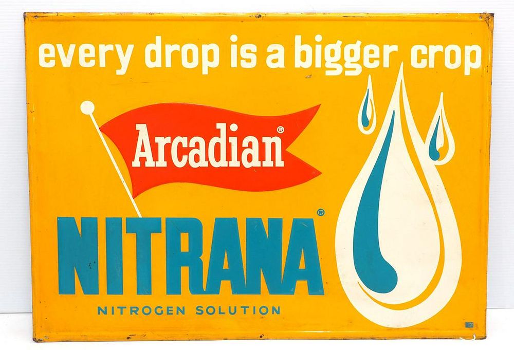 Lot 66: Arcadian Nitrana sign