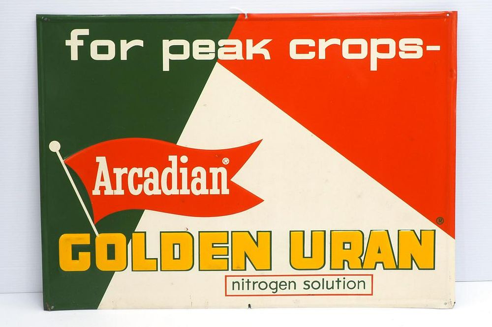 Lot 71: Arcadian Golden Uran sign