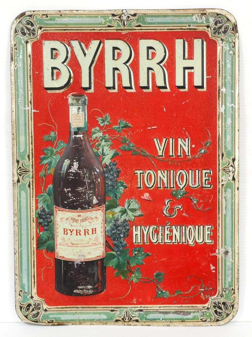 Lot 82A: Byrrh Vin Tonique & Hygienique sign