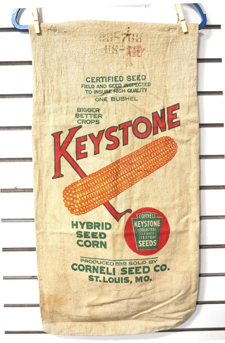 Lot 85: Keystone Seed Corn cloth bag