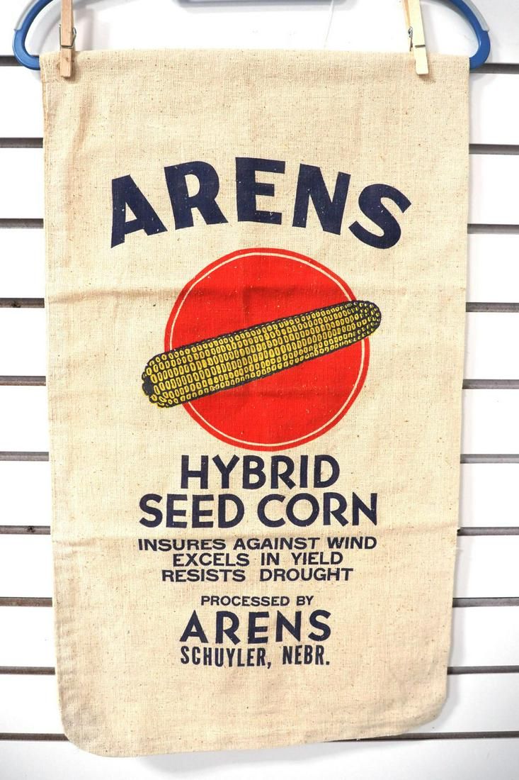Lot 86: Arens Seed Corn cloth bag