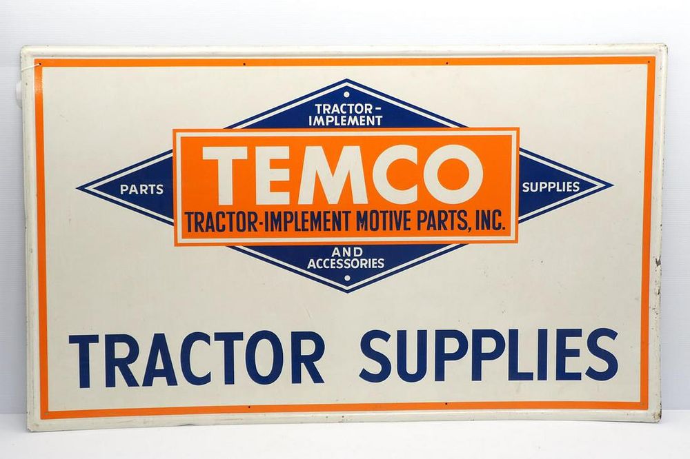 Lot 90: Temco Tractor Supplies sign