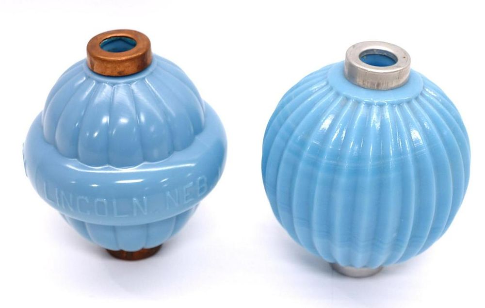 Lot 103: (2) Lightning rod balls