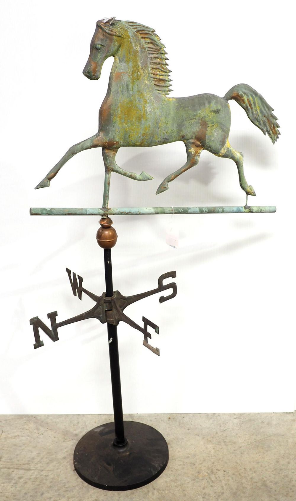 Lot 121: Black Hawk horse weathervane