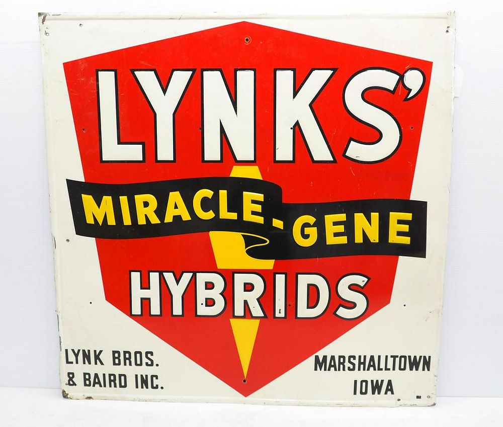 Lot 144: Lynks Hybrids sign