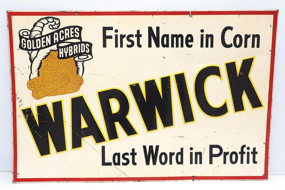 Lot 145: Warwick Hybrid sign