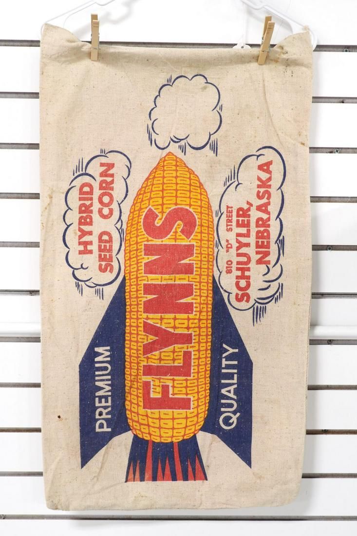 Lot 151: Flynn's cloth seed corn bag