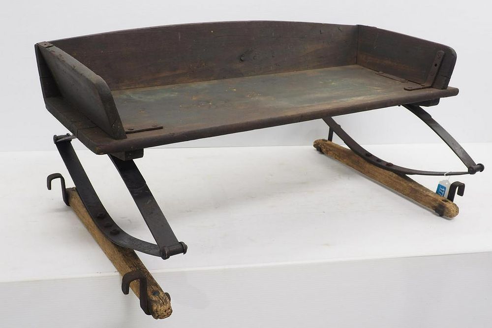 Lot 177: Studebaker box wagon seat