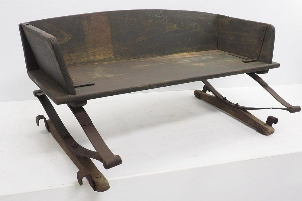 Lot 178: Studebaker box wagon seat
