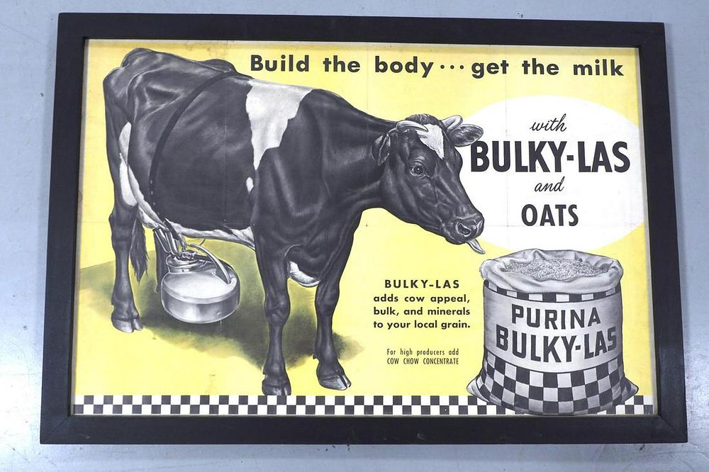 Lot 182: Purina Bulky-Las sign