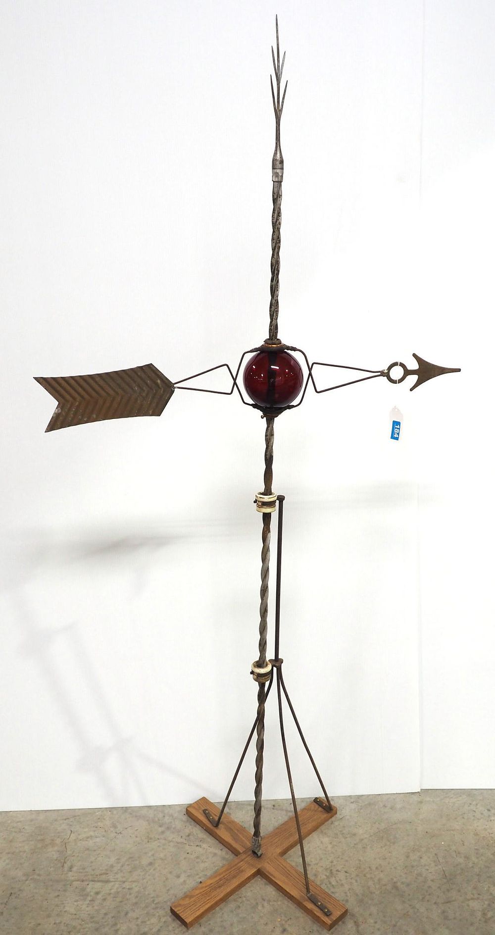 Lot 184: National ball/arrow/circle weathervane