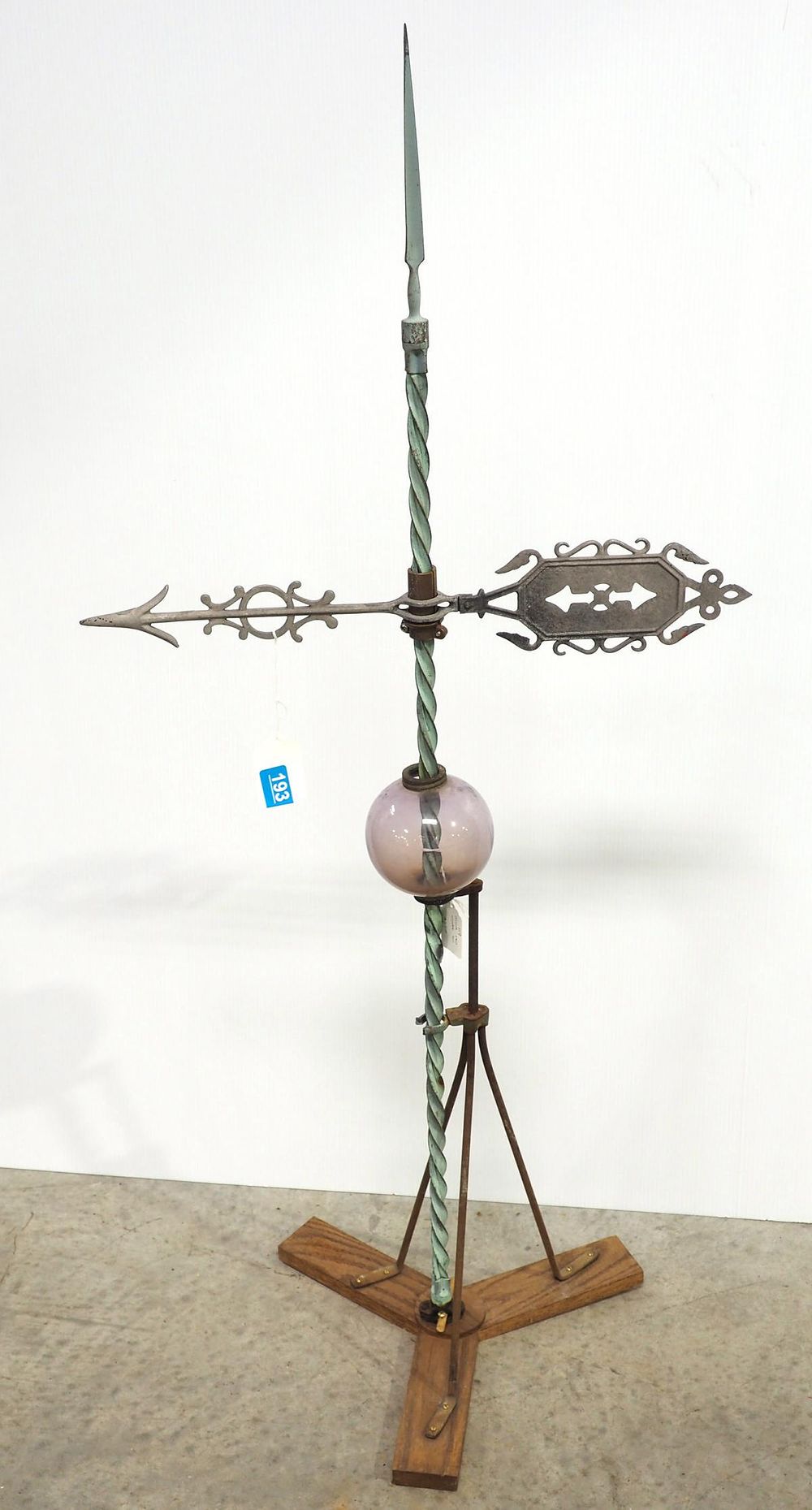 Lot 193: Reyburn Hunter aluminum weathervane
