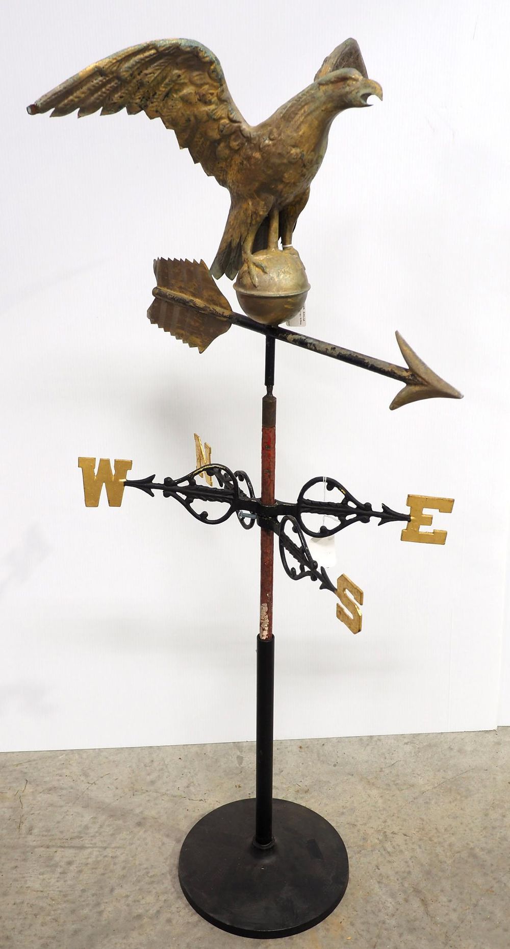 Lot 196: Medium eagle copper weathervane