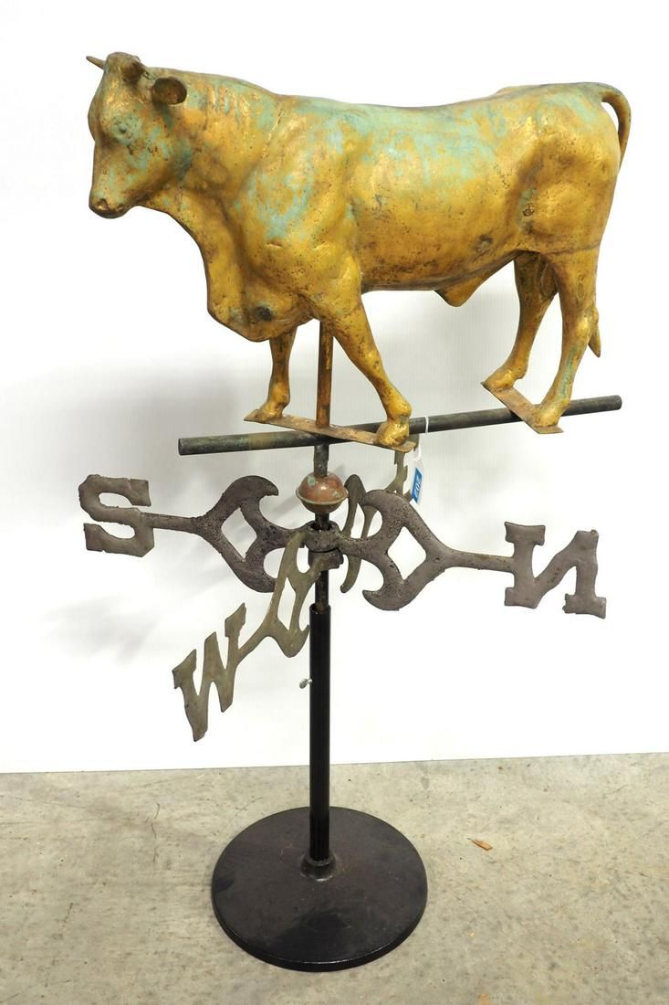 Lot 202: Copper weathervane by Cushing & Sons