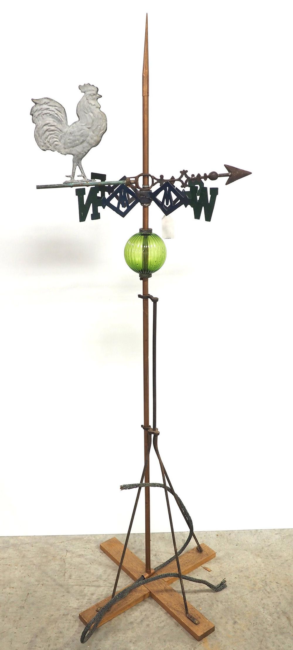 Lot 204: Small rooster weathervane