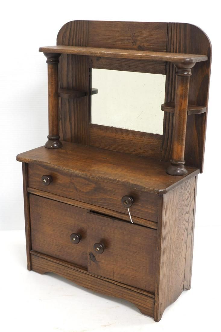 Lot 220: Child's wooden dresser