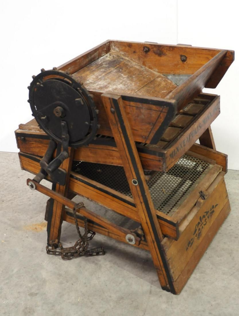 Lot 229: Owens hand-crank seed corn sorter