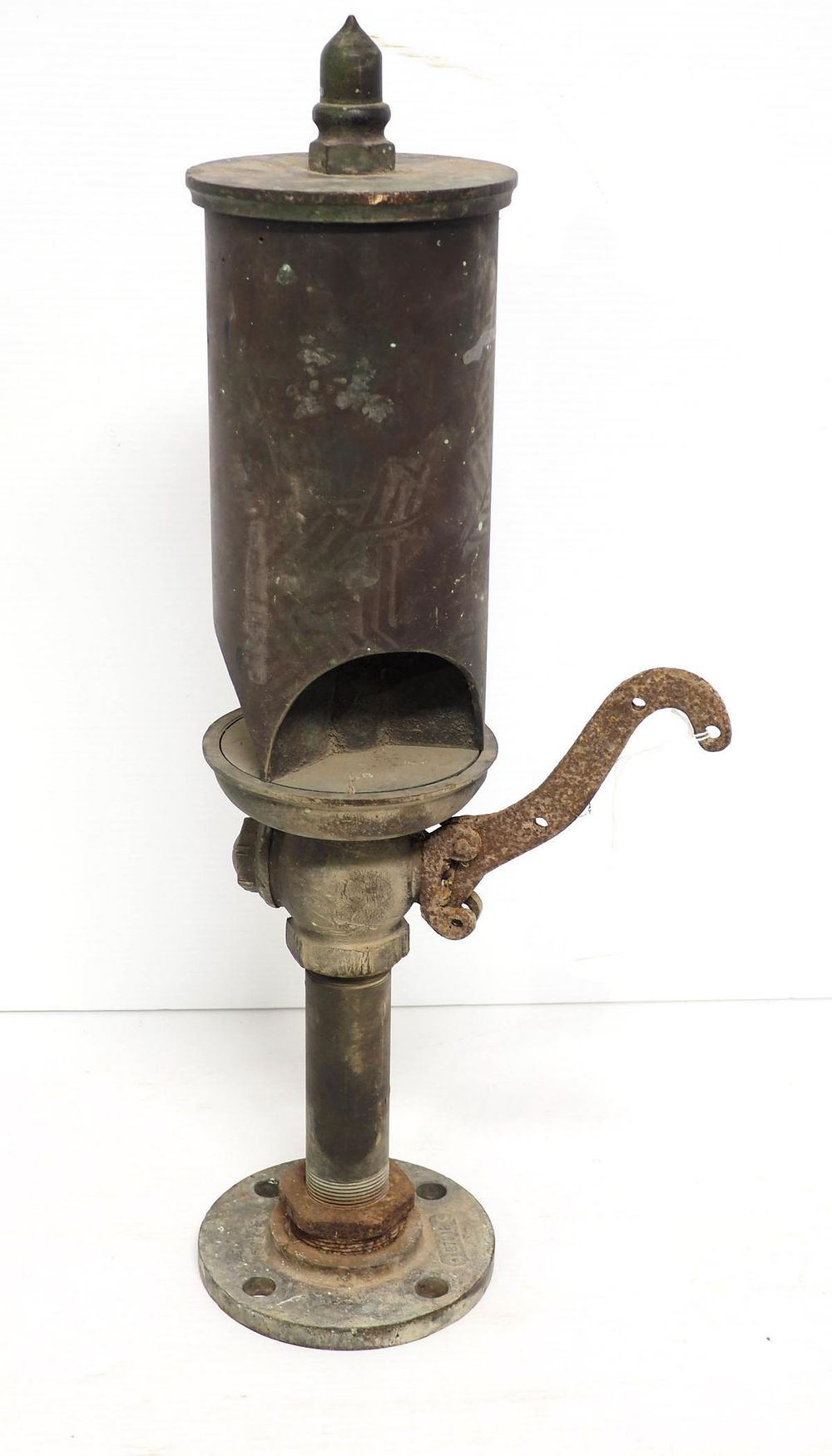 Lot 232: Brass steam whistle