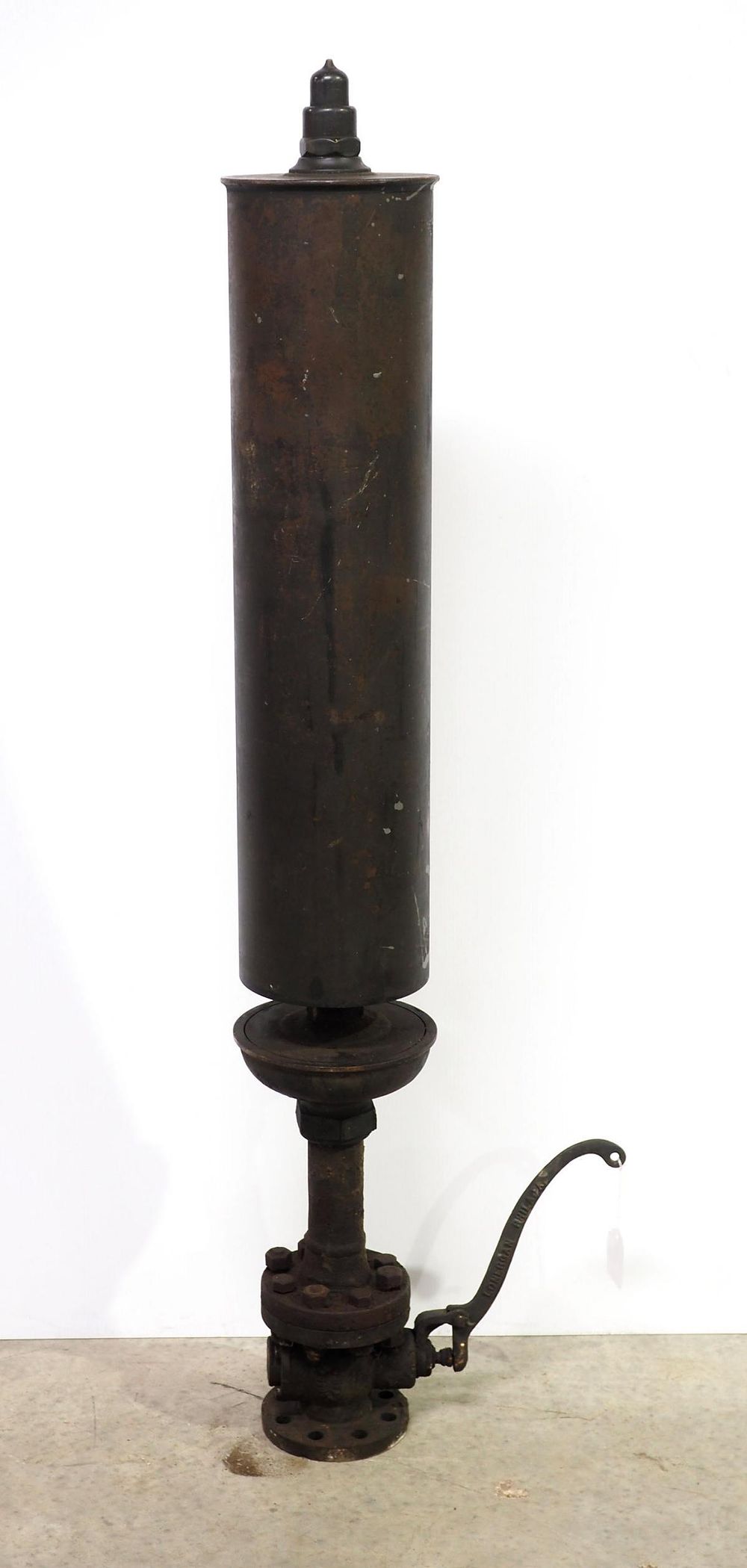Lot 233: Brass steam whistle