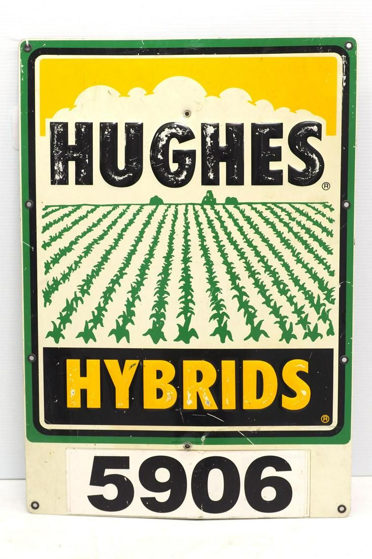 Lot 236: Hughes Hybrids sign