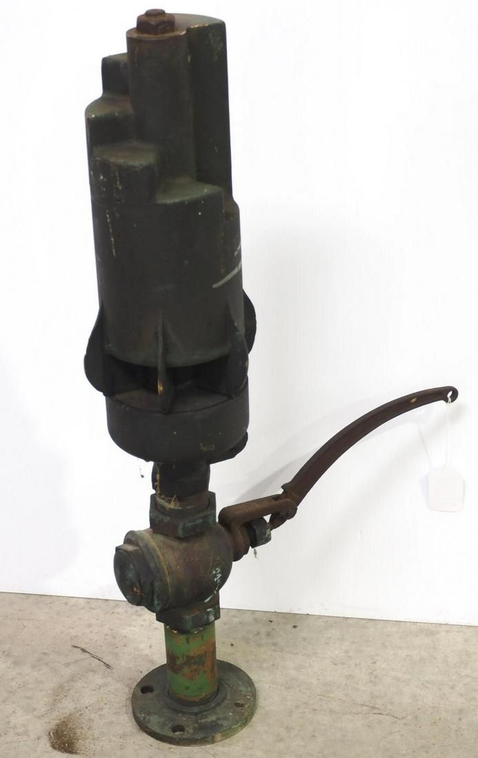 Lot 238: Brass steam whistle