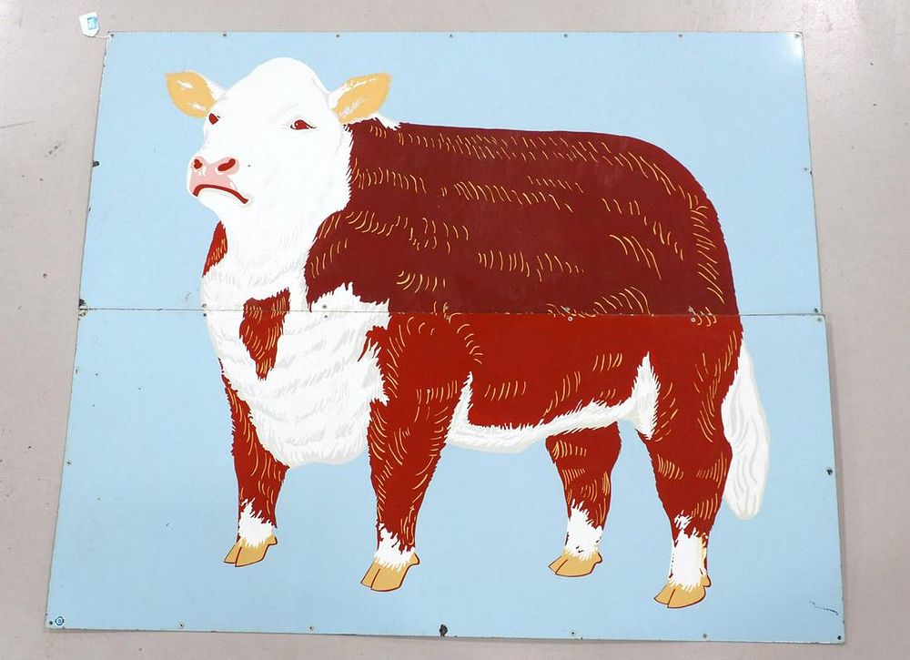Lot 256: Hereford sign
