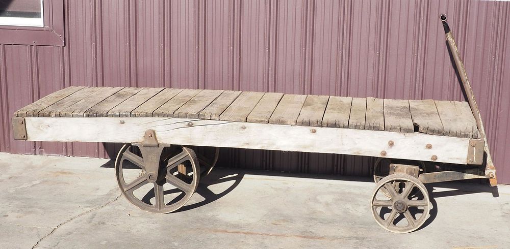 Lot 257: Railroad Luggage Wagon
